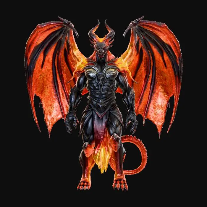 3D model for Un  Balrogs sont des Maiar corrompus par Morgoth, de puissants démons du feu. Ils figurent parmi les plus grands dangers présents sur la Terre du Milieu. Le Fléau de Durin rencontré par la Communauté de l'Anneau dans les mines de la Moria est un Balrog., #Halloween2025#