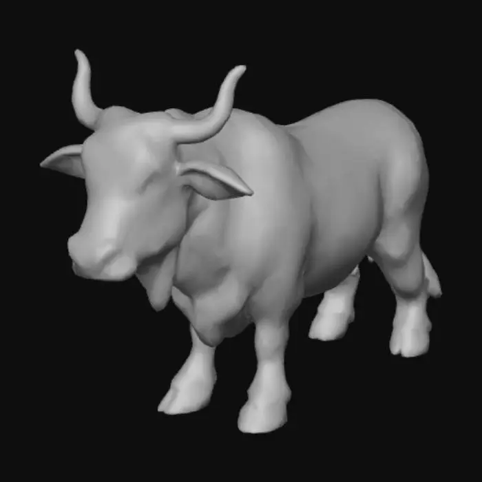 3D model for gros plouc, abtete de bovin et intelligence nul