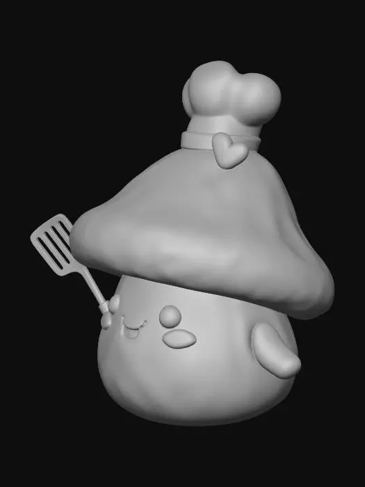 3D model for Chef Mushroom Delight