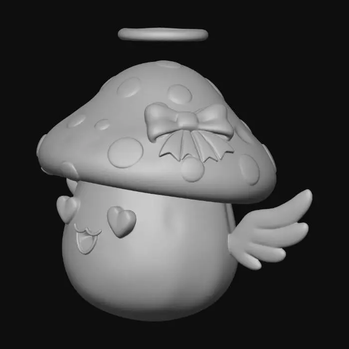 3D model for Mushroom Angel