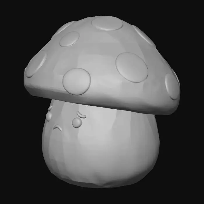 3D model for Sad Shroom
