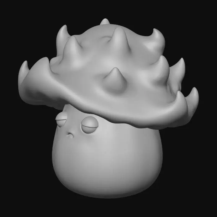 3D model for Spiky Mushroom Mood