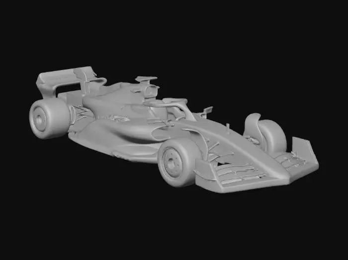 3D model for Formula Racer Design