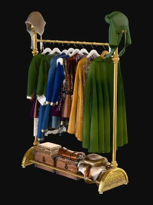 3D model for Medieval Wardrobe Display