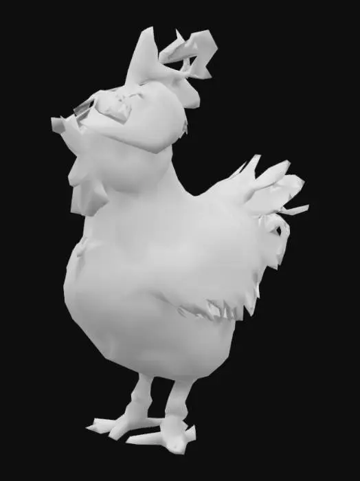 3D model for chicken jockey!