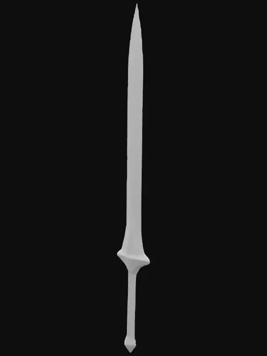 3D model for An angular very cool looking sword