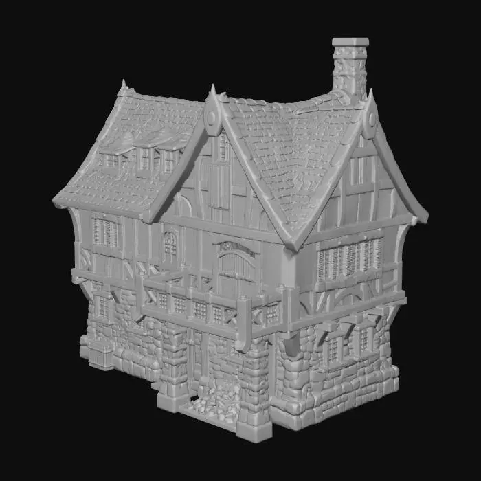 3D model for Tudor Cottage