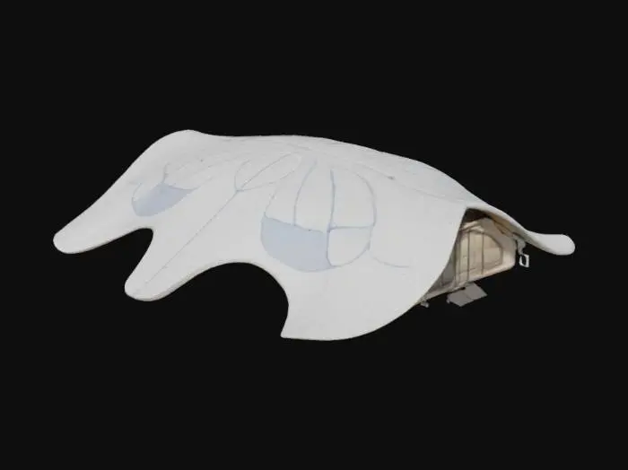 3D model for Futuristic Beach Retreat