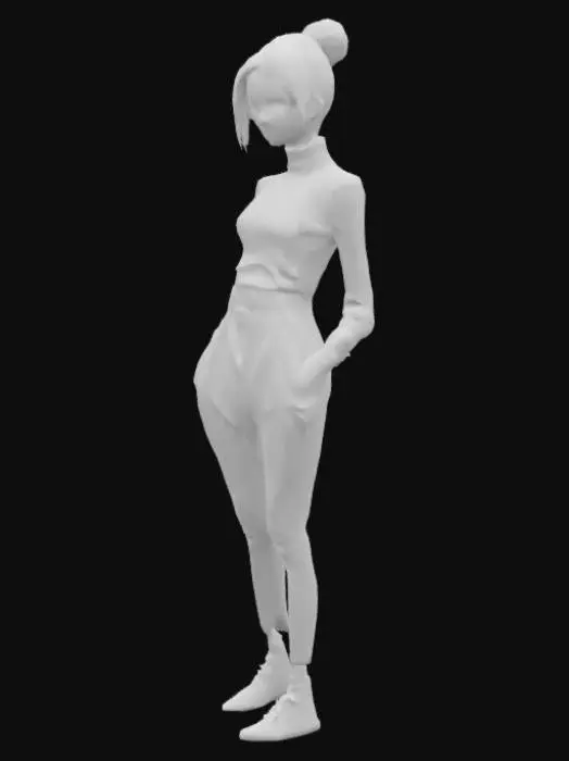 3D model for Serene Contemplation