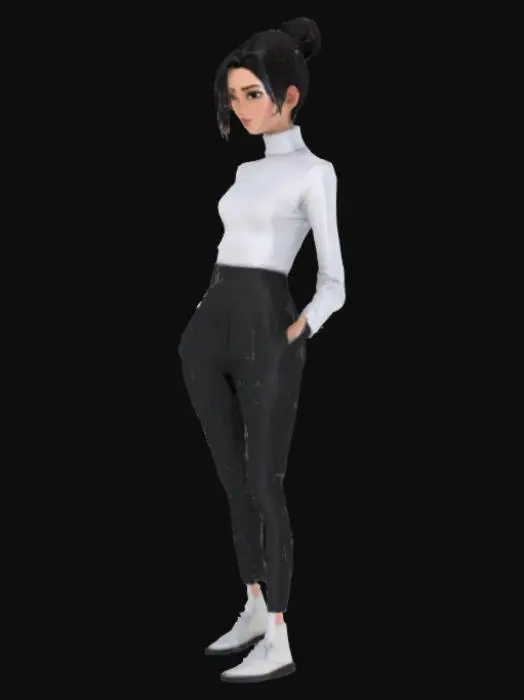 3D model for Serene Contemplation