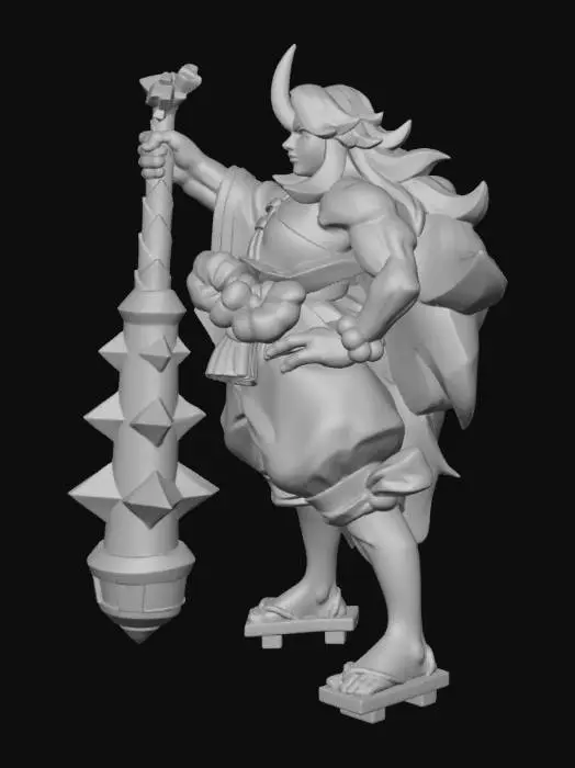 3D model for Oni Warrior