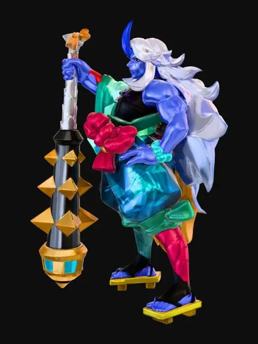 3D model for Oni Warrior