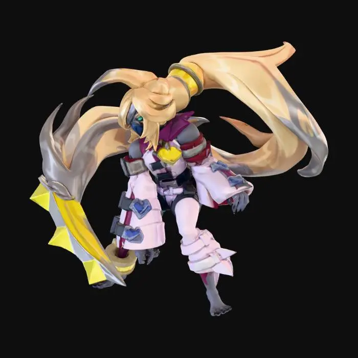 3D model for Rapunzel