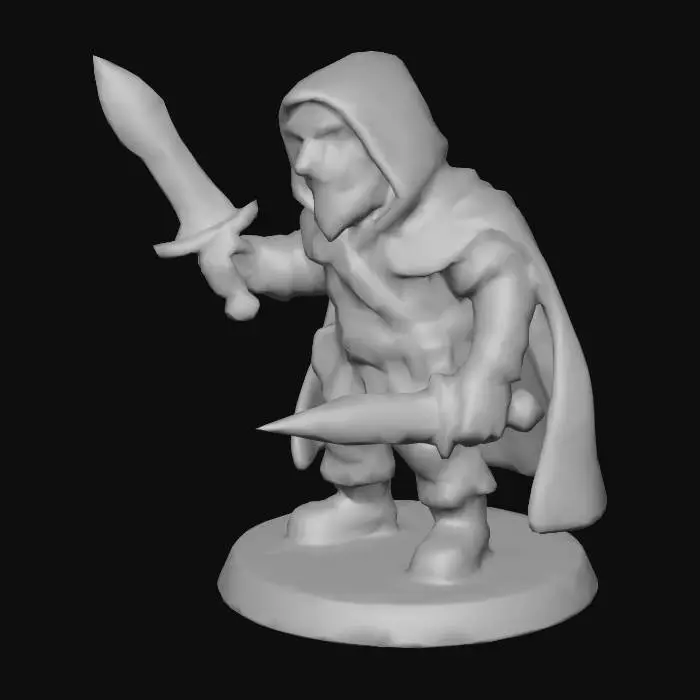3D model for The Hooded Rogue