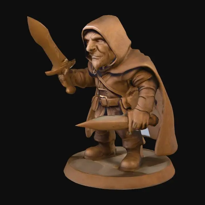 3D model for The Hooded Rogue