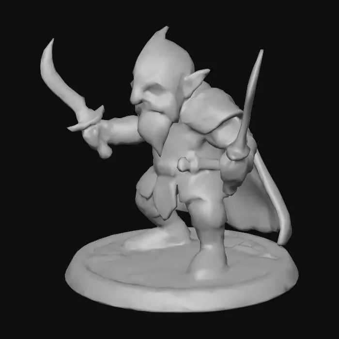 3D model for Dwarven Defender