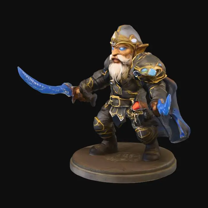 3D model for Runeblade Dwarf Guardian