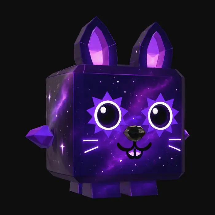 3D model for Nebula Cube Bunny