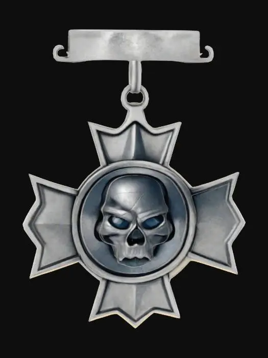 3D model for Crossbones Medal