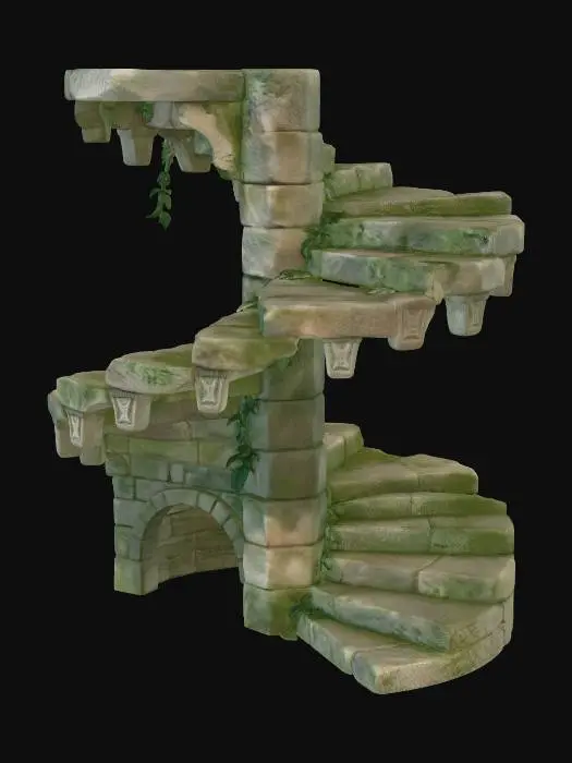3D model for Ancient Staircase