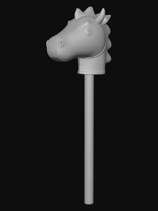 3D model for dragon headed hobby horse toy