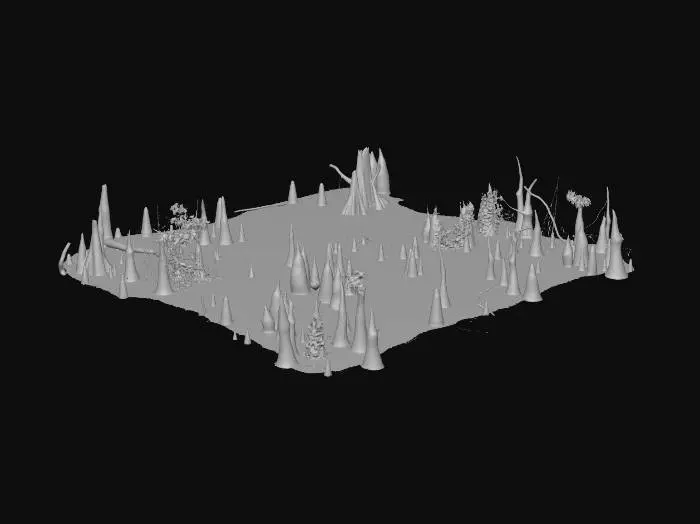 3D model for Mystic Cypress Swamp