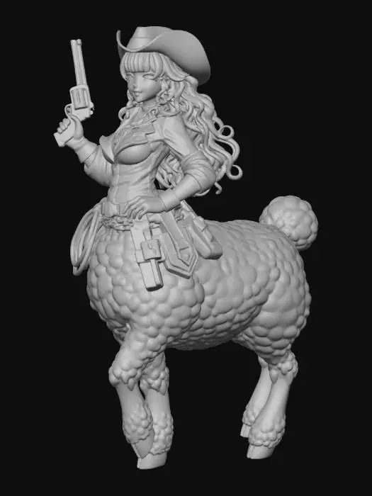 3D model for Cowgirl Centaur Adventure