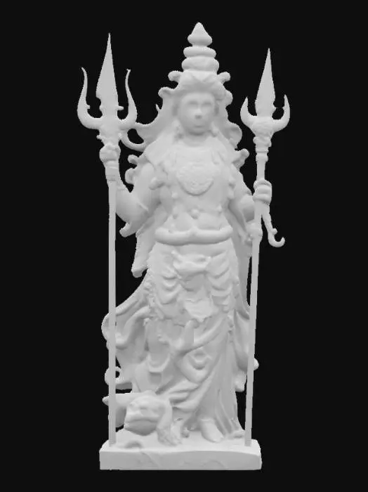 3D model for Lord Shiva and indian god ,highly detailed, high resolution, highest quality, best quality, 4K, 8K, HDR, studio quality beautiful, elegant, realistic, ultra realistic