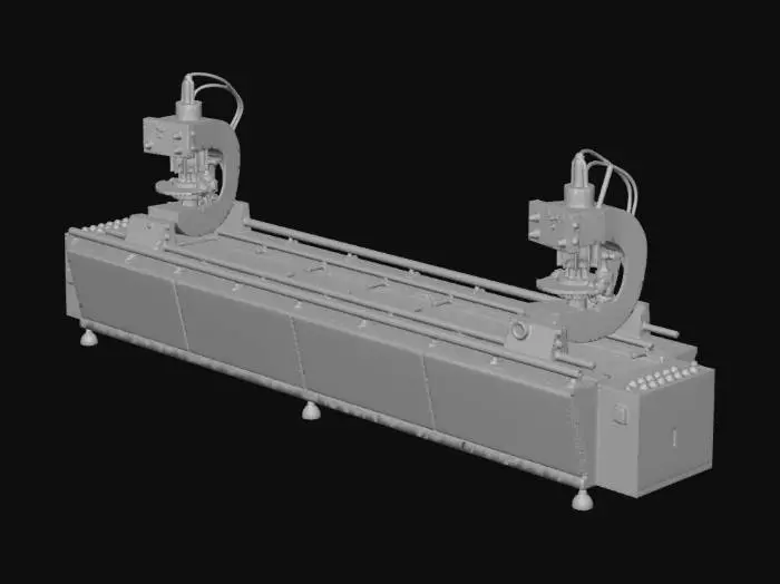 3D model for CNC Aluminum Profile Cutting Machine