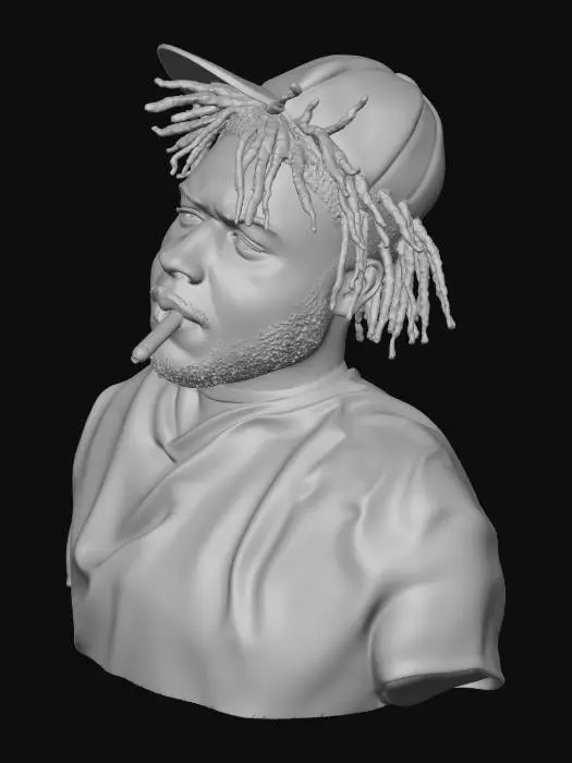 3D model for Contemplative Smoke Break