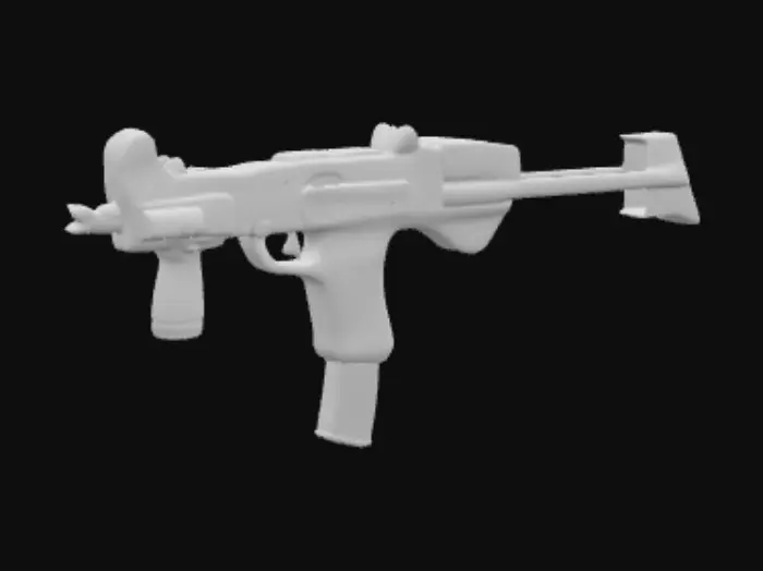 3D model for Futuristic Firearm