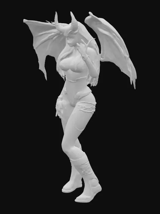 3D model for uma garota-monstro sexy