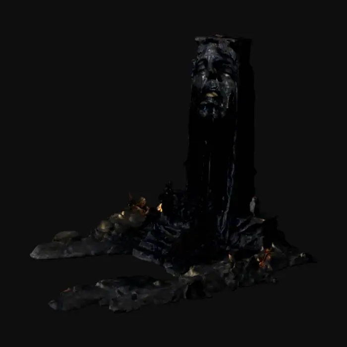 3D model for Wasch die Götzen von der Wand
Brenne die Lügen weg
Nimm von Göttern, was sie wollen
Und was zu Recht dir gebührt, schrei
Deus
Magnus
Niger
Quoniam
Deus
Magnus
Niger
Quoniam
The writing's on the wall and there'll be hell to pay
The gods you knew before are dying anyway (they'll never find us)
They took our night away (they'll never find us)
They took our night away (they'll never find us)
They took our night away (they'll never find us)
Götterdämmerung