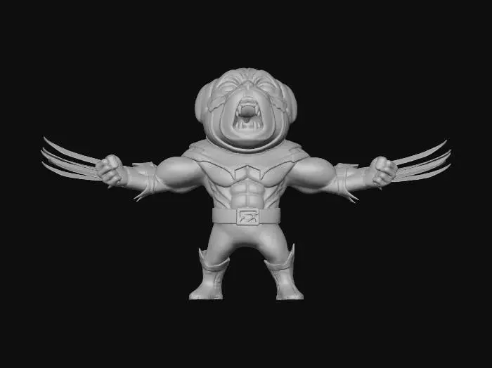 3D model for Pugverine, #Halloween2025#