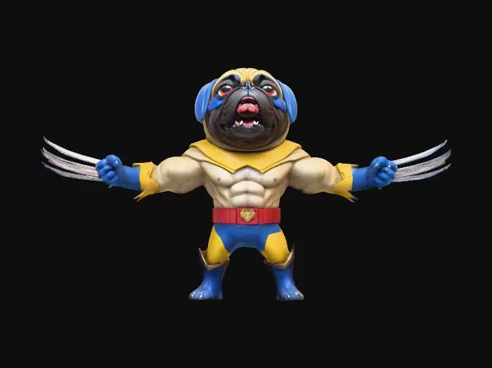 3D model for Pugverine, #Halloween2025#