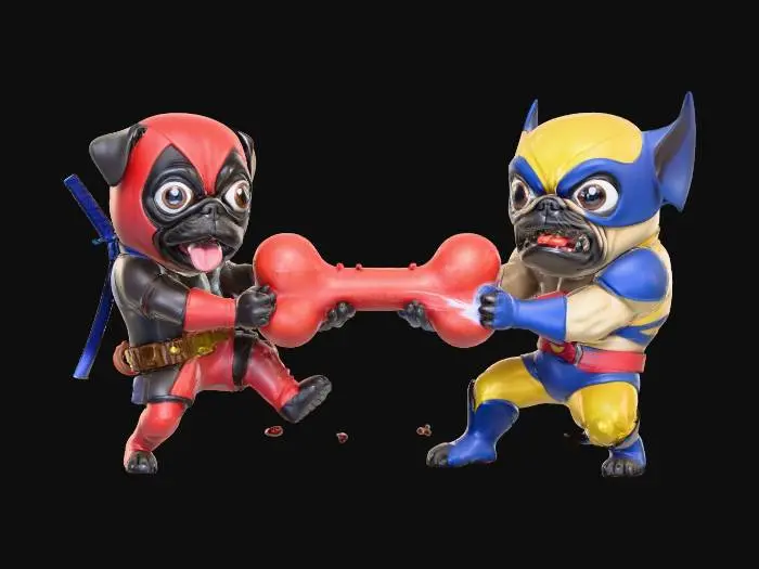 3D model for Pug Heroes Showdown, #Halloween2025#