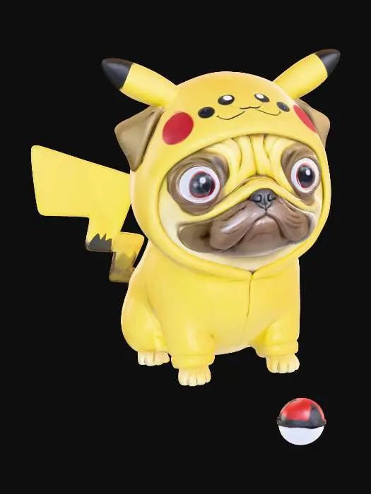 3D model for Pugachu's Playtime