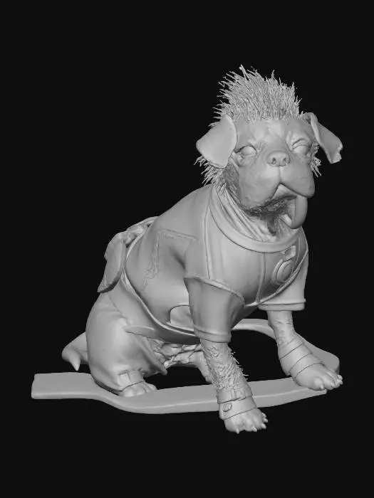 3D model for #Halloween2025#, Dogpool costume