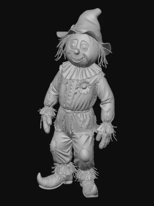 3D model for #Halloween2025#, the Scarecrow