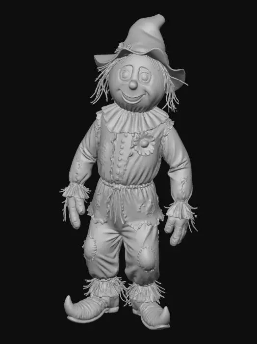 3D model for #Halloween2025#, the Scarecrow