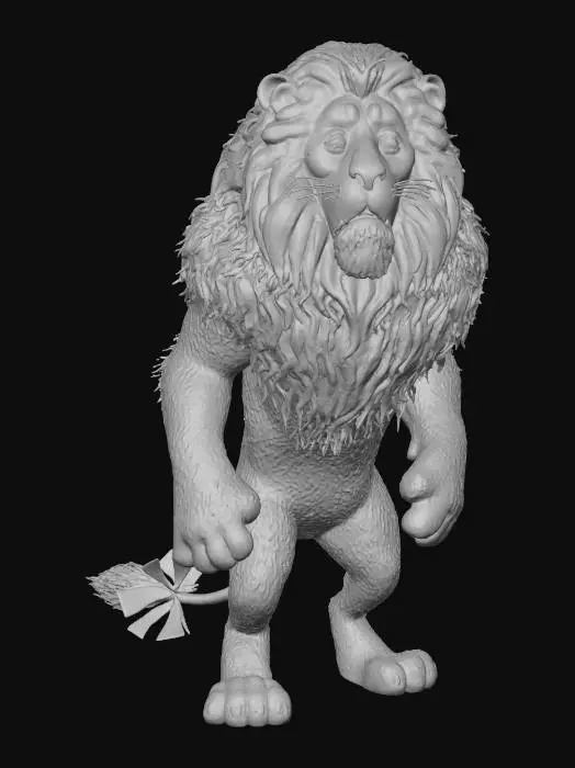 3D model for Courageous Lion, #Halloween2025#
