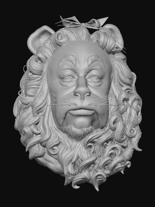 3D model for Cowardly Lion