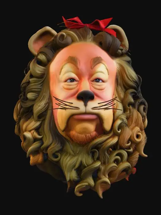 3D model for Cowardly Lion