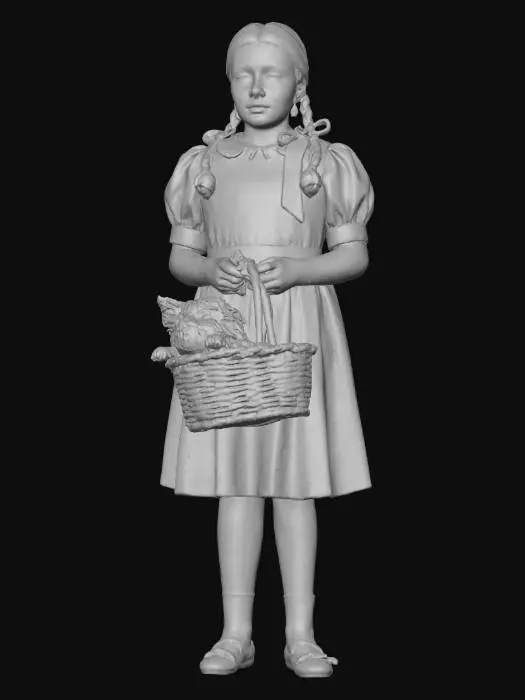 3D model for Dorothy Gale and Toto, #Halloween2025#
