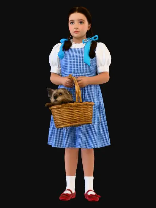3D model for Dorothy Gale and Toto, #Halloween2025#
