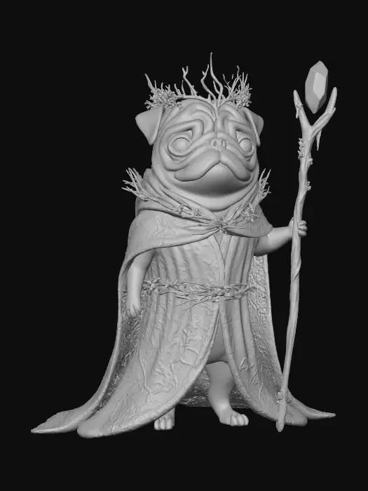 3D model for jack frost pug, #Christmas2025#