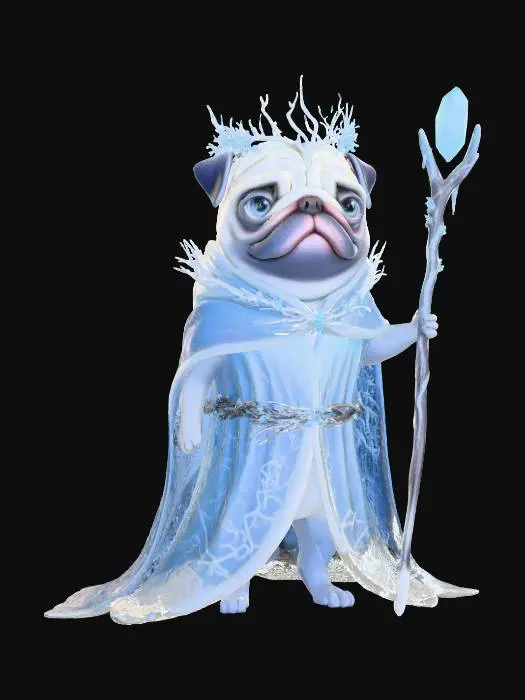 3D model for jack frost pug, #Christmas2025#