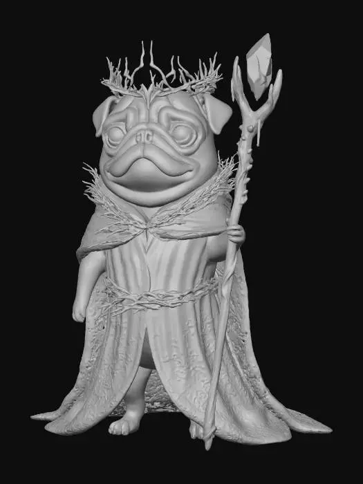 3D model for jack frost pug, #Christmas2025#