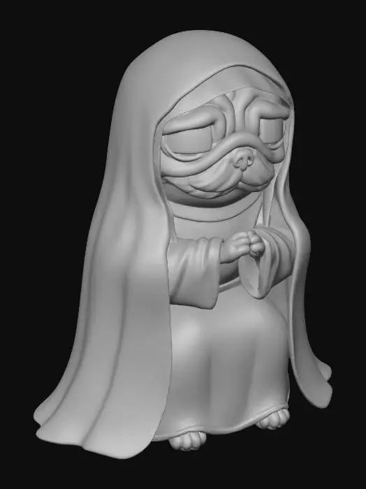 3D model for Pug mary, #Christmas2025#