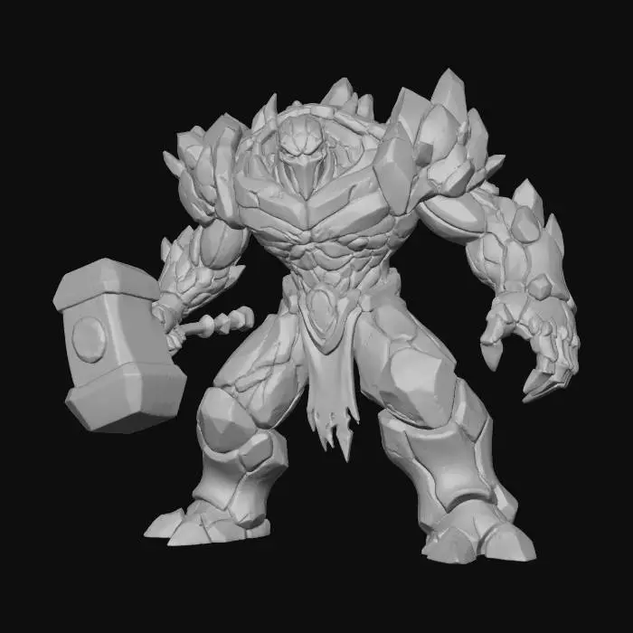 3D model for Molten Titan, #villain#
